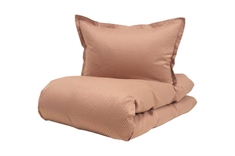 Sengetøj 140x220 cm - 100% bomuldssatin - Forma rust - Turiform sengesæt